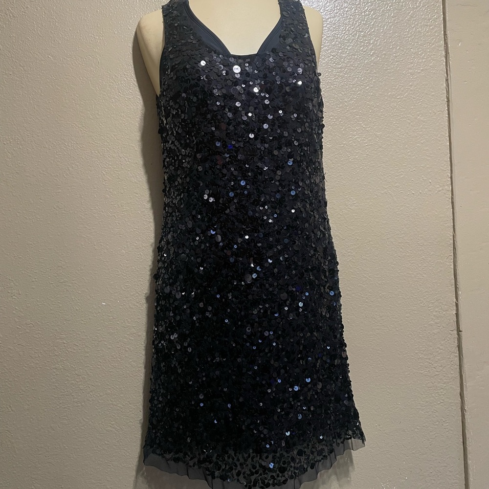 Kay Celine Black Sequin Mini Dress look New perfec condition